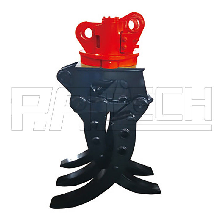 3 Point Rotating Log Grapple, Forest Machinery Grapple Bucket, durable quality