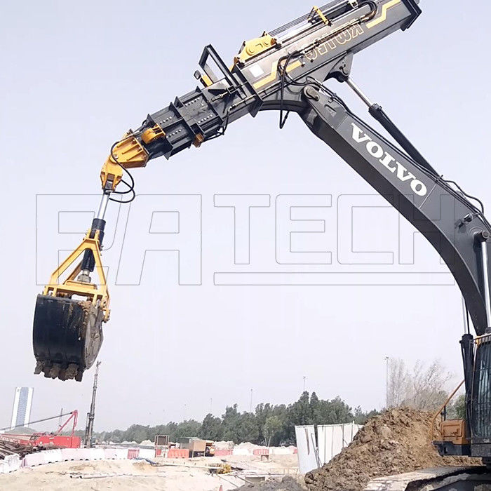 Telescopic Excavator Long Reach Boom For Hydropower Station Tail Water Dredging